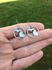 Michigan Circle Earrings Petite or Mini