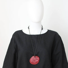 Red Kiki Pendant Necklace