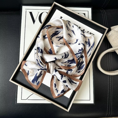 S26087 100% Silk Skinny Scarf