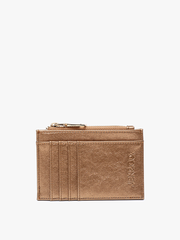 WL1991 Sia Zip Card Holder Wallet – Compact Vegan Leather