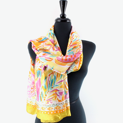 S25049 Freesia Satin-Feel Lightweight Scarf