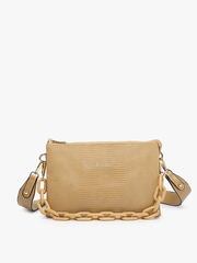 Izzy Lizard Crossbody Bag – Chain Strap | M2056LZ