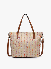 M1921 August 2 Tone Natural Women's Tote Bag
