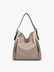 M1816A Alexa 2-in-1 Hobo Bag w/Dual Zip Compartments