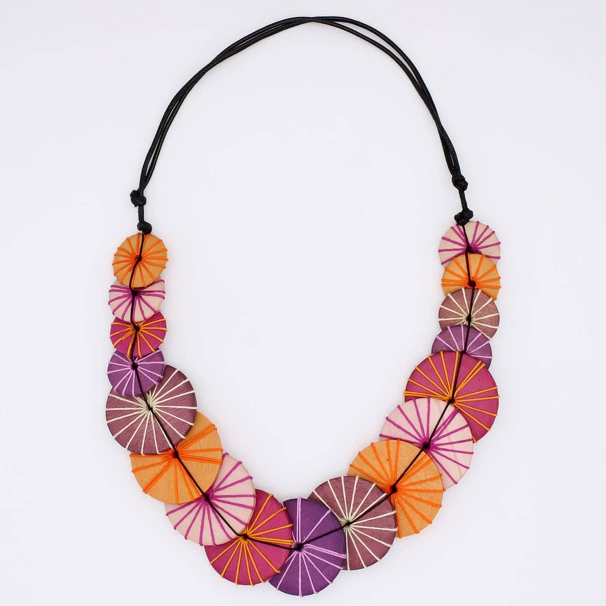 Purple Azalea Necklace