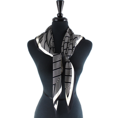 S25278 Geo Stripes Triangle Lightweight Scarf