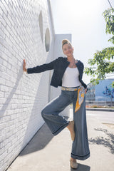 Liverpool Super Stride Wide Leg with Shadow Cuff LM7B31SSL