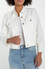 Liverpool Bracelet Length High Cuff Cropped Jacket LM1C94WPD