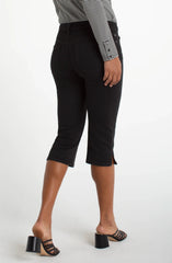 Liverpool Capri with Slit in Black Rinse LM2748EX