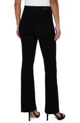 Liverpool Jeans LM4101EX Lucy Hi-Rise Bootcut Jeans in Black Rinse