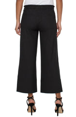 Liverpool Jeans LM4463TS29 Pull-On Tie Waist Wide Leg Ankle Pant