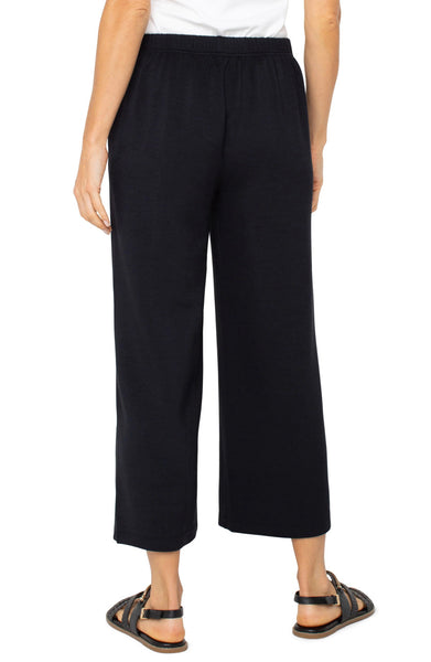 Liverpool Black Cloud 9 Wide Leg Crop LM4719C9