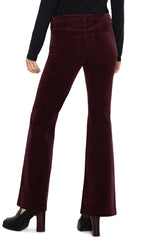 Liverpool Jeans LM4656CD7 Hannah Flare Corduroy in Blackberry