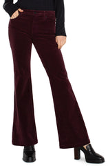 Liverpool Jeans LM4656CD7 Hannah Flare Corduroy in Blackberry