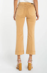 Liverpool Hannah Crop Flare Hugger in Straw LM4738F81