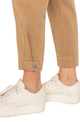 Liverpool LM7949L12 Utility Crop w/ Tab Hem in Desert Camel