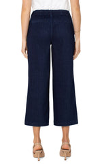Liverpool LM7A61FK2 Wide Leg Denim Cargo Crop