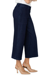 Liverpool LM7A61FK2 Wide Leg Denim Cargo Crop