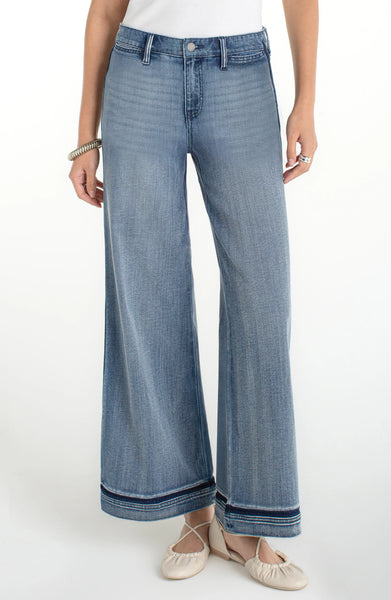 Liverpool Super Stride Wide Leg with Shadow Cuff LM7B31SSL