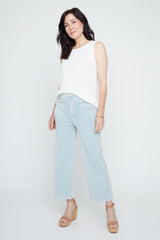 Renuar Tencel Wide Leg Crop Pant R10071KD