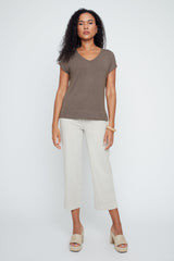 Renuar Tencel Wide Leg Crop Pant R10071KD