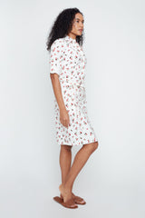 Renuar Woven Cherry Print Dress R4371 E3689A