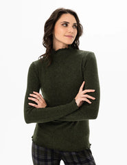 Renuar Knit Mock Neck Sweater MULTIPLE COLORS R6859