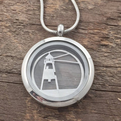 Lighthouse Glass Locket
