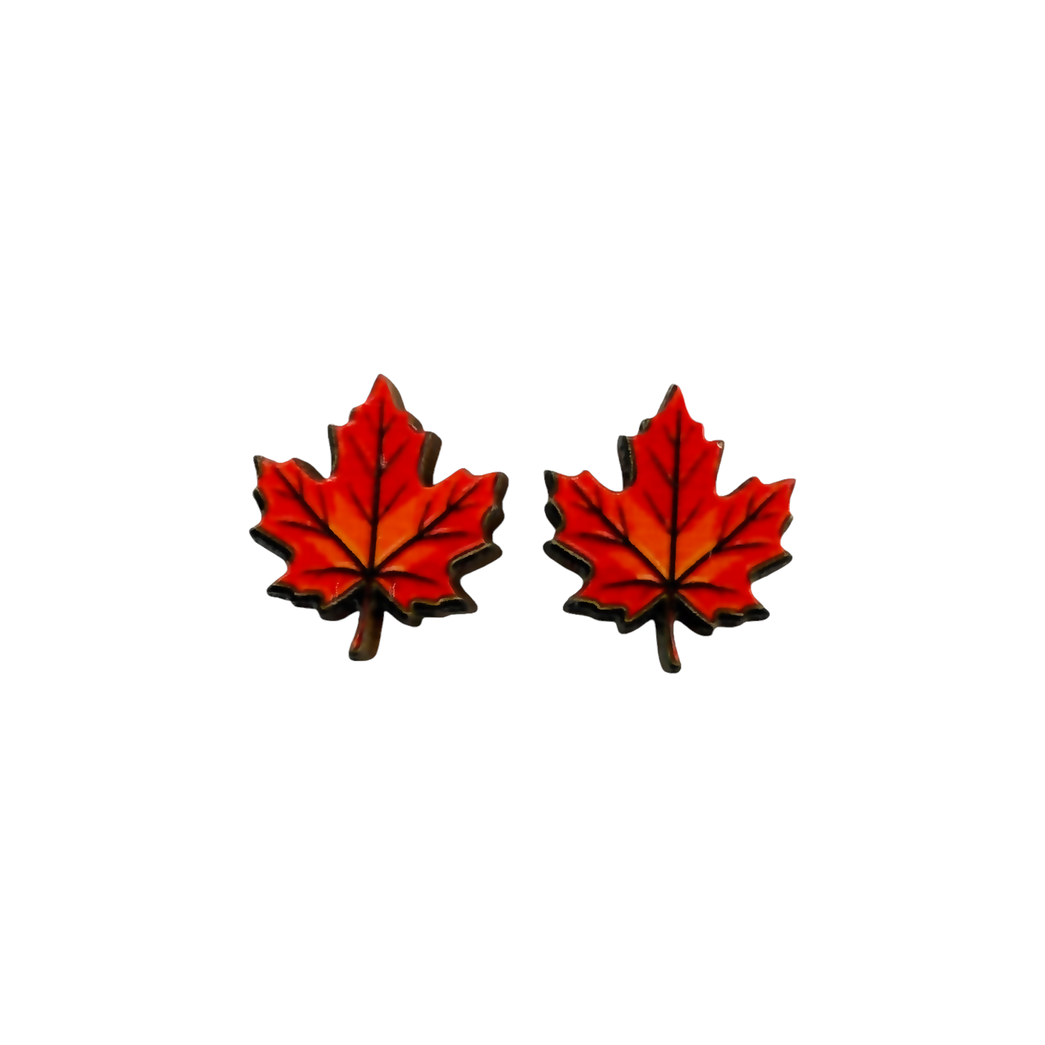 Maple Leaf Stud Earrings #3174