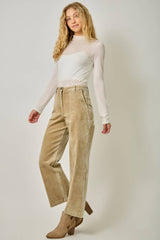 60879 Washed Corduroy Trousers