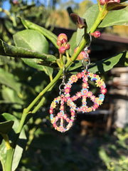 Blossom Peace Sign Earrings