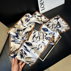 S26087 100% Silk Skinny Scarf