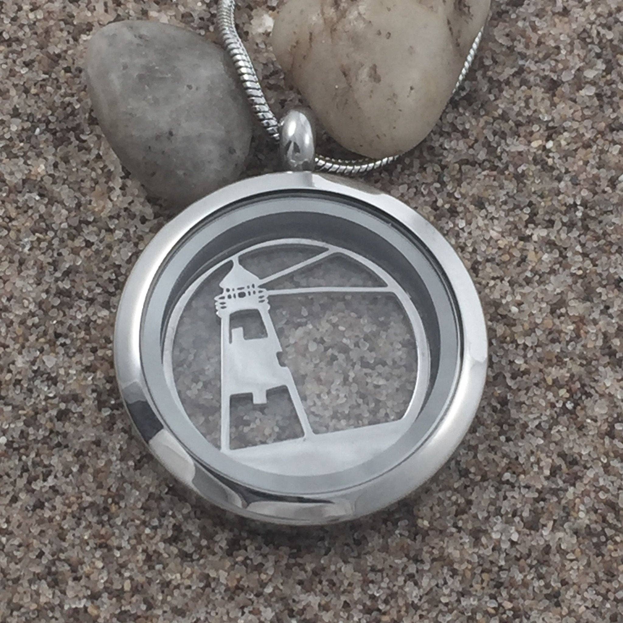 Lighthouse Glass Locket