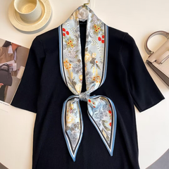 S24223 Polyester Skinny Scarf (56