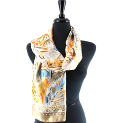S25049 Freesia Satin-Feel Lightweight Scarf