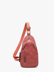 Nikki Dual Compartment Crossbody Sling Bag | M2342