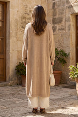 Relaxed Long Cardigan