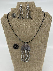 Hypoallergenic Aluminum Jellyfish Jewelry Set