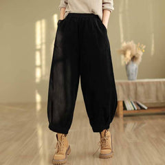 Plus-Size Relaxed Wide-Leg Pants