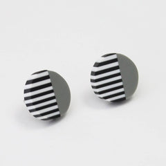 Grey Chloe Earrings