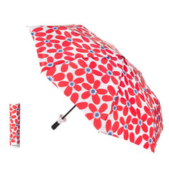 Cherry Pop Red Floral Bottle Umbrella