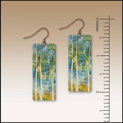 Springtime Aspen Banner Handmade Earrings