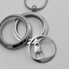 Lighthouse Glass Locket
