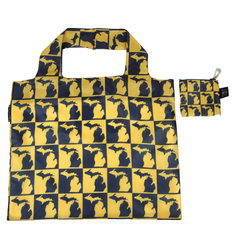 Maize and Blue Michigan Eco Reusable Bag