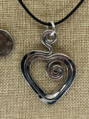 Heart Hypoallergenic Aluminum Jewelry Set