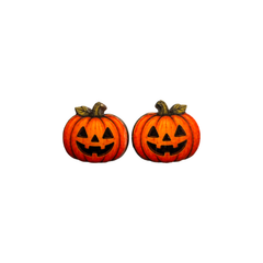 Jack O Lantern Stud Earrings #3183