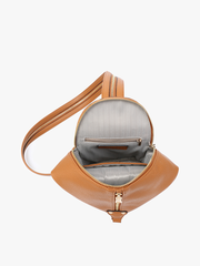 Linnette Foldover Clasp Backpack w/ Zip Compartment | BP2465