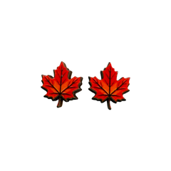 Maple Leaf Stud Earrings #3174