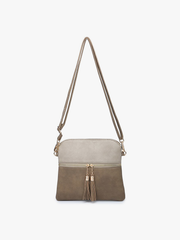 Tara Double Zip Crossbody/Wristlet Bag | M1785