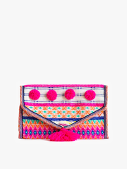 Katleya Cotton Jewelry Case –Patterned Travel Pouch | CS2307